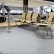 Вид линолеума Forbo Sphera EC 450008 silver grey в помещении боулинга