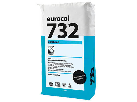 Клей для плитки Forbo Eurocol 732 Eurobond, 25 кг