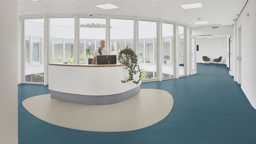 Marmoleum Concrete 3754 Sirius и 3708 Fossil