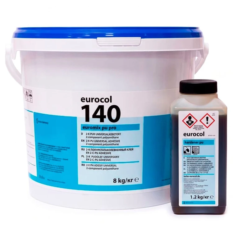 Клей Forbo Eurocol 140 Euromix PU Pro 2К 9,2 кг Клей Forbo Eurocol 140 Euromix PU Pro 2К 9,2 кг (Россия)