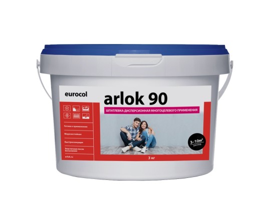 Шпатлевка дисперсионная Arlok 90 1,3 кг