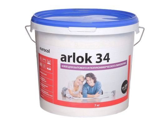 Клей Arlok 34 водно-дисперсионный клей 7 кг