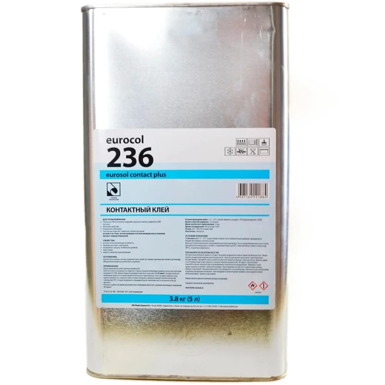 Клей Eurocol 236 Eurosol Contact Plus 3,8 кг